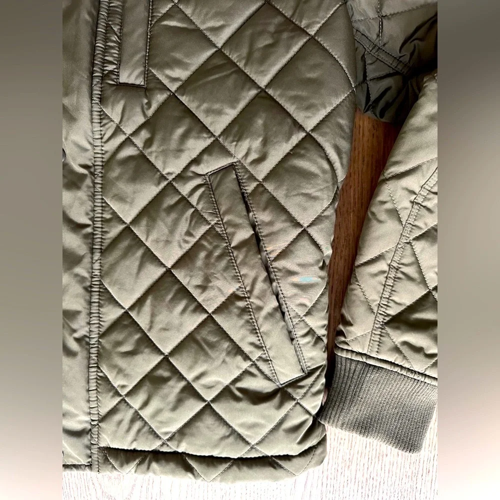 BANANA REPUBLIC HYDRORÉSISTANT DIAMOND QUILTED JACKET Size Small - Picture 5 of 15